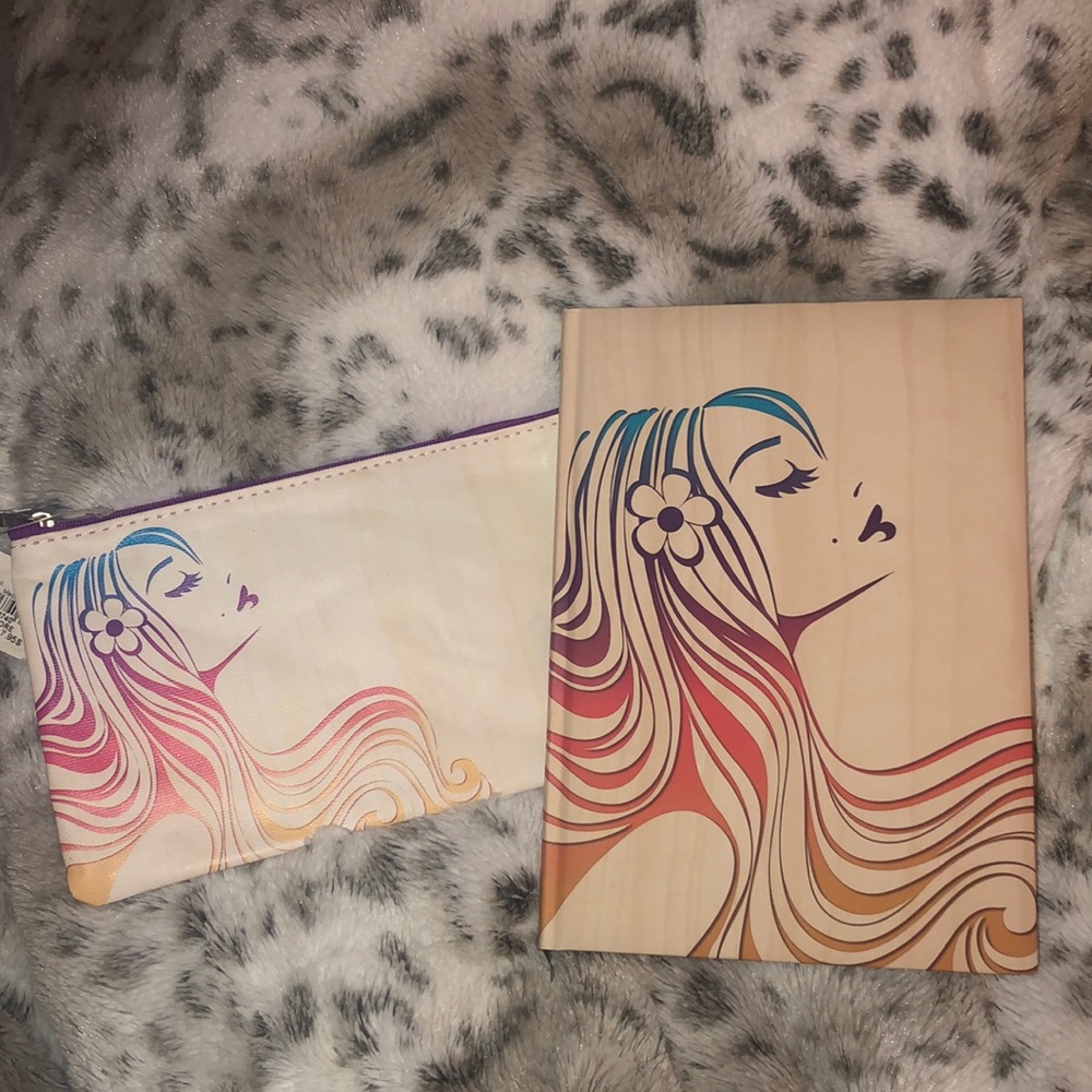 Notebook and Pencil Pouch Bundle